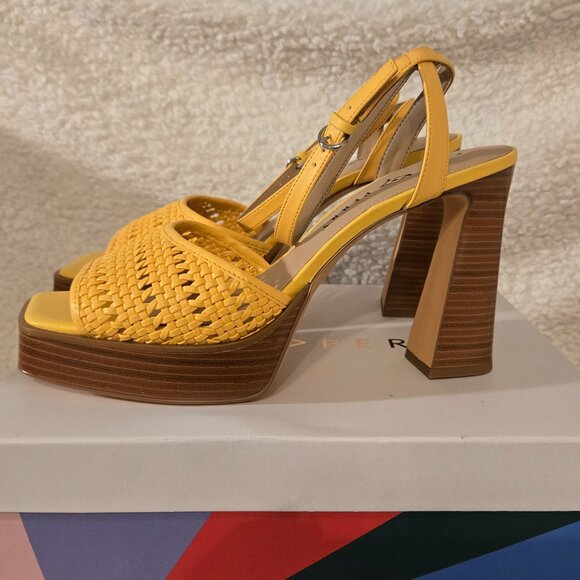 Katy Perry Shoes - Womens 11M - The Steady Ankle Strap Sandal Pineapple - BNIB - Picture 2 of 7
